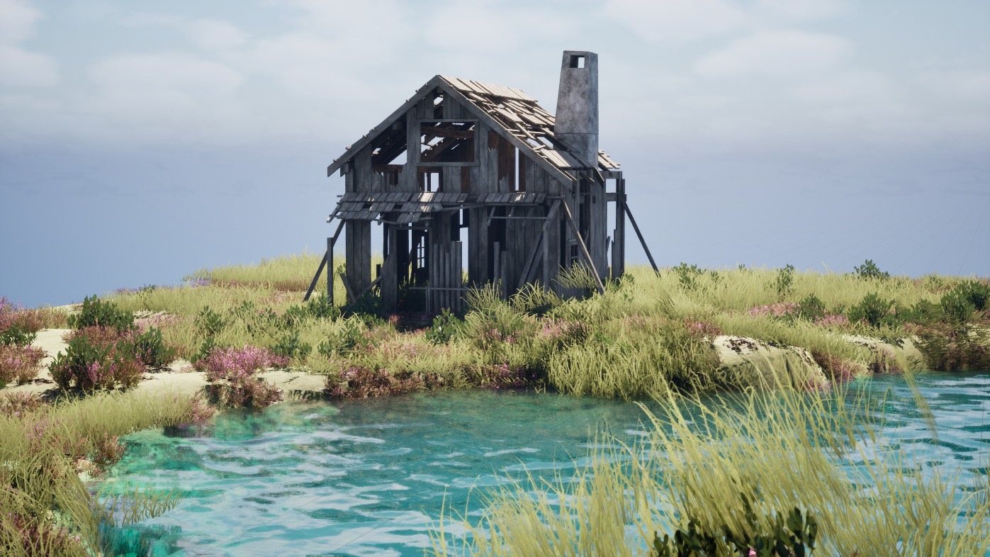 Abandoned Coastal House